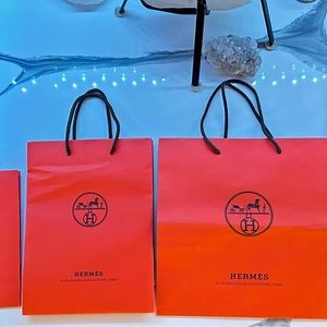 Authentic HERMES GIFT BOXES & PAPER BAGS